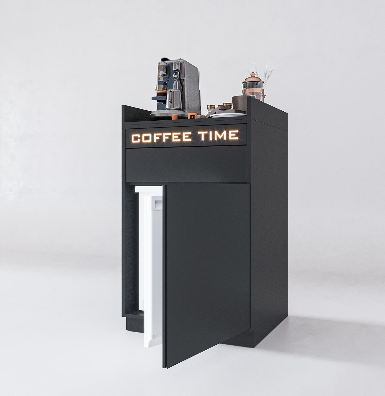The Executive Series Black With Fridge